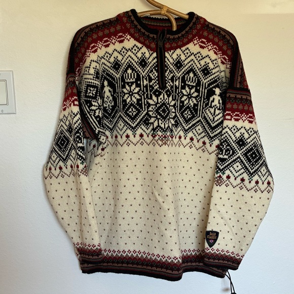 Dale of Norway 100% Wool Classic Faire Isle Sweater Men's Size Medium - Picture 1 of 8